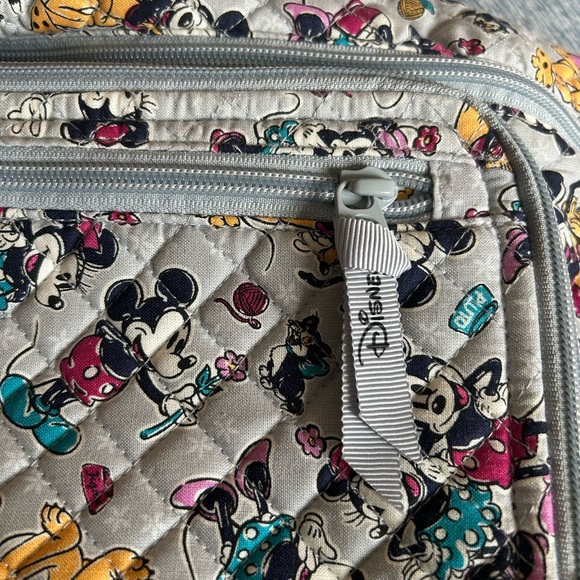 Vera Bradley Disney Backpack with Adjustable Straps and Zippered Compartments - Picture 3 of 10
